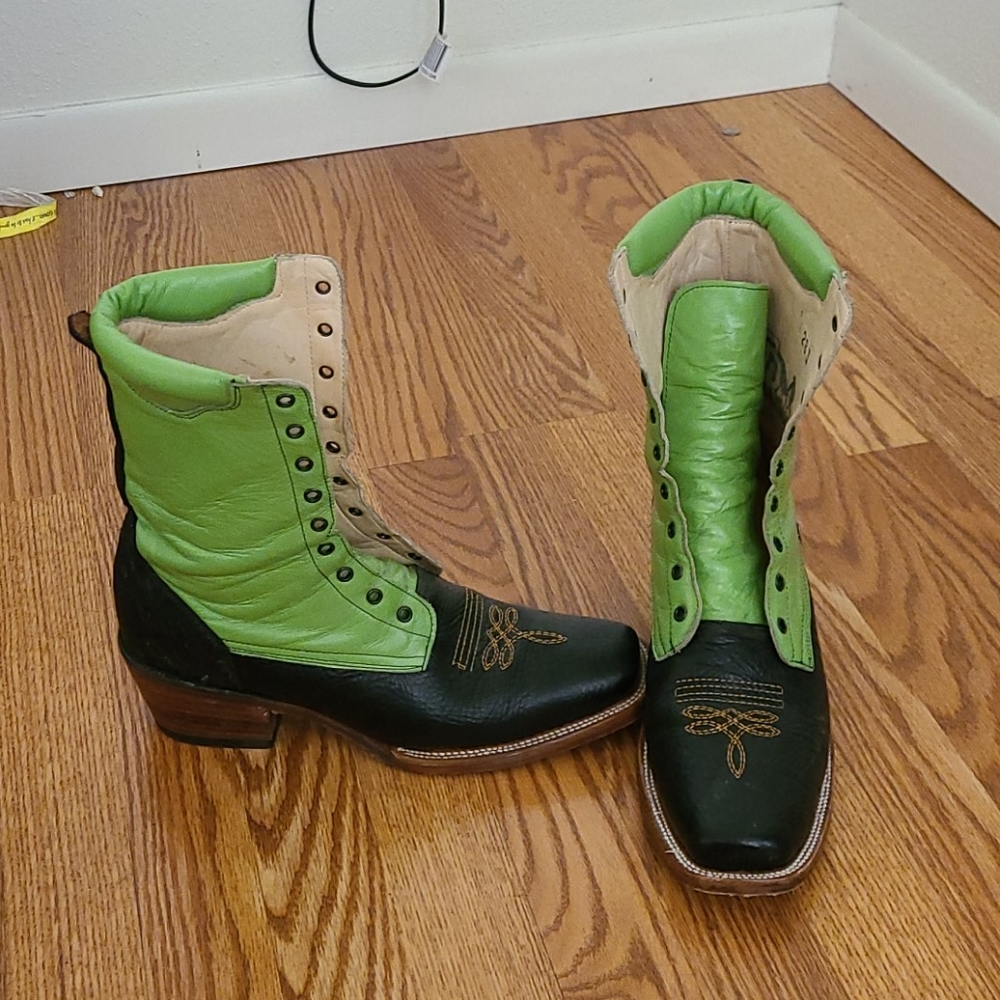 Mens lace up cowboy boots